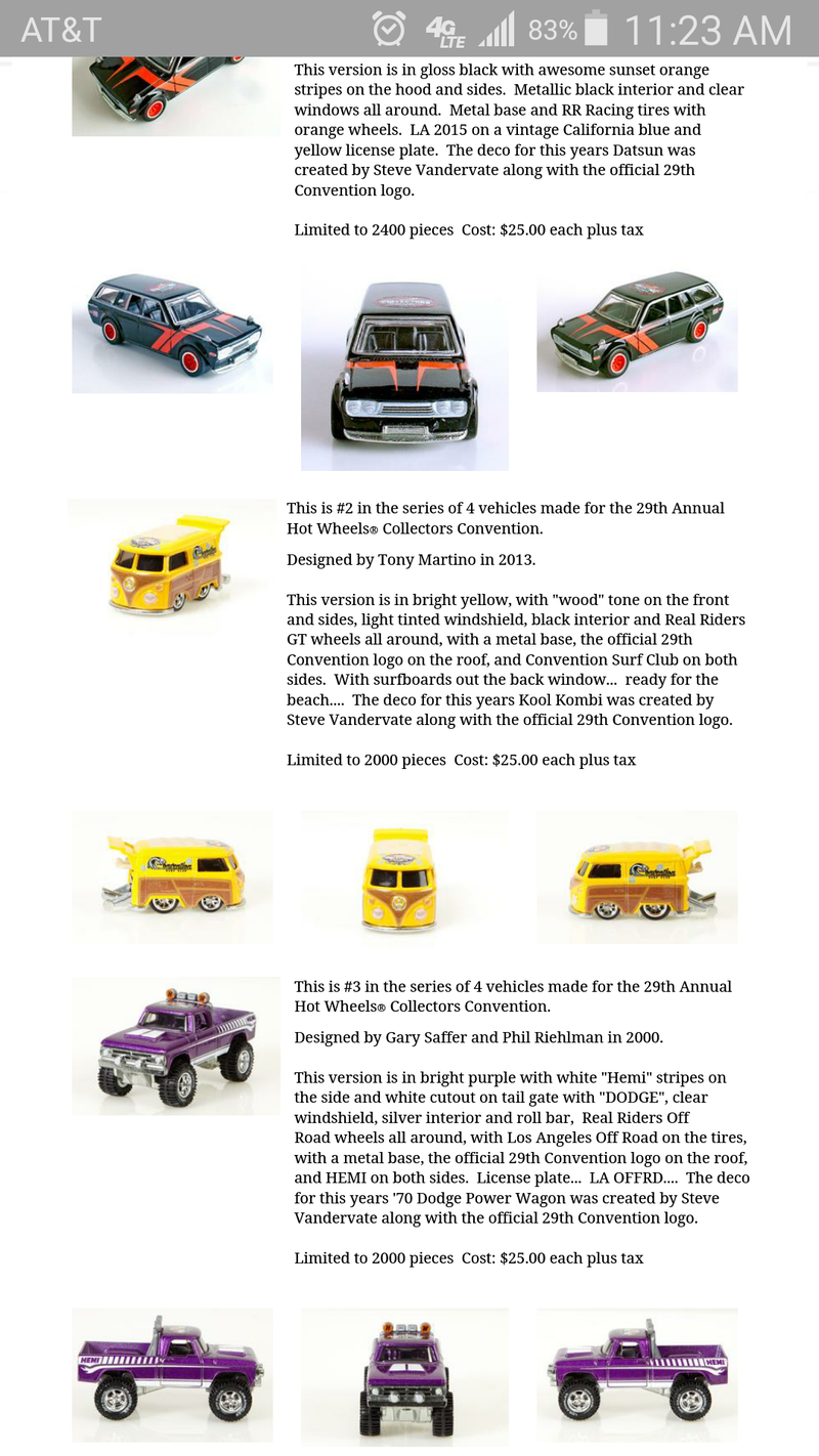 Illustration for article titled Los Angeles Annual Hot Wheels Collector Convention Toy Show